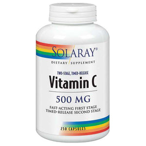 Solaray, Vitamin C, 500 mg, 250 Caps