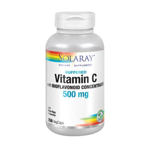 Solaray, Vitamin C With Bioflavanoids Concentrate, 500 mg, 250 Caps
