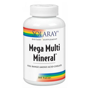 Solaray, Mega Multi Mineral, 200 Caps