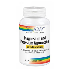 Solaray, Magnesium & Potassium Asporotates, 120 Caps