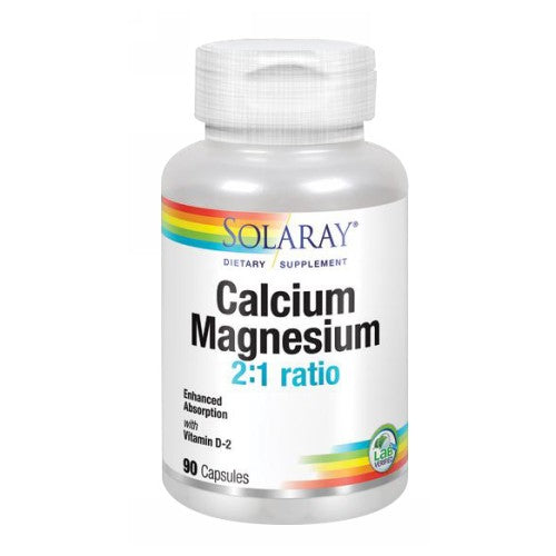 Solaray, Calcium Magnesium, 90 Caps