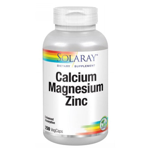 Solaray, Calcium Magnesium Zinc, 250 Caps