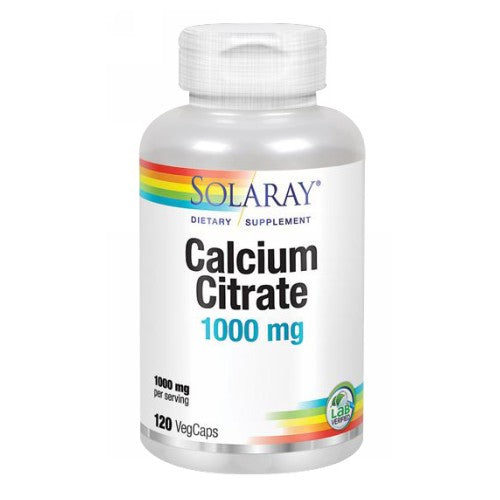Solaray, Calcium Citrate, 120 Caps