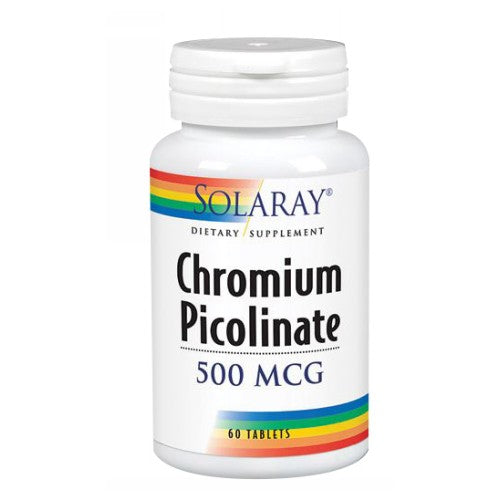 Solaray, Chromium Picolinate, 500 mcg, 60 Tabs