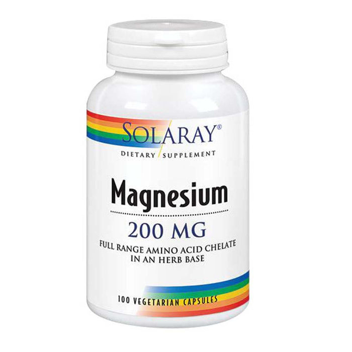 Solaray, Magnesium, 200 mg, 100 Caps