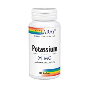 Solaray, Potassium, 99 mg, 100 Caps