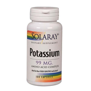 Solaray, Potassium, 99 mg, 200 Caps