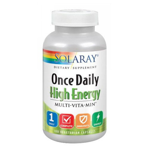 Solaray, Once Daily High Energy, 180 Caps
