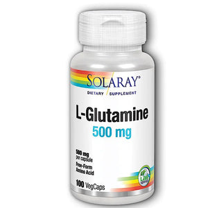 Solaray, L-Glutamine, 500 mg, 100 Caps