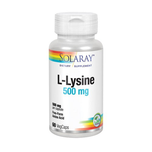 Solaray, L-Lysine, 500 mg, 60 Caps