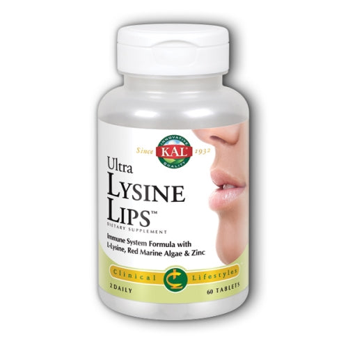 Kal, Ultra Lysine Lips, 60 Tabs