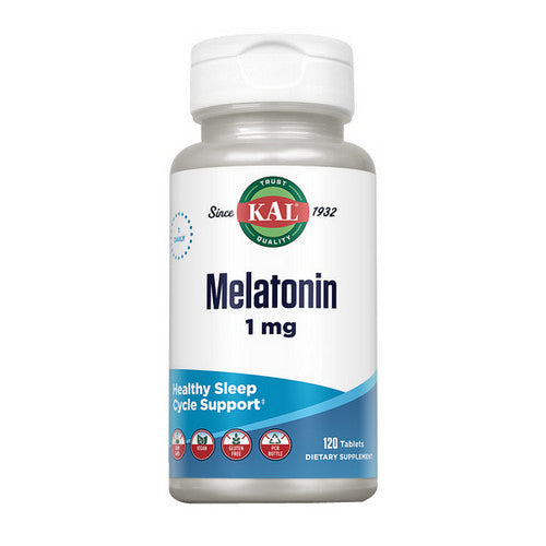 Kal, Melatonin, 1 mg, 120 Tabs