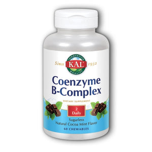 Kal, Coenzyme B-Complex, Cocoa Mint 60 Chews