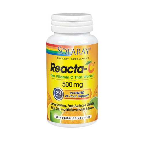 Solaray, Reacta-C, 500 mg, 60 Caps
