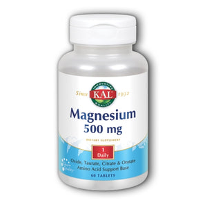 Kal, Magnesium, 500 mg, 60 Tabs