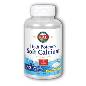 Kal, High Potency Soft Calcium, 120 Softgels