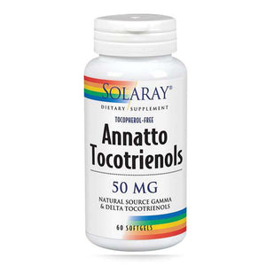 Solaray, Vitamin E Tocotrienols, 50 mg, 60 Softgels
