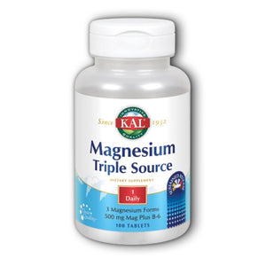 Kal, Magnesium Triple Source, 100 Tabs