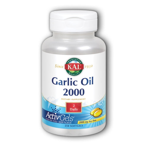 Kal, Garlic Oil 1500, 250 Softgels