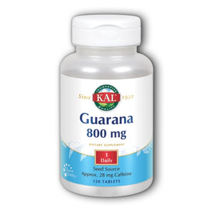 Kal, Guarana, 800 mg, 120 Tabs