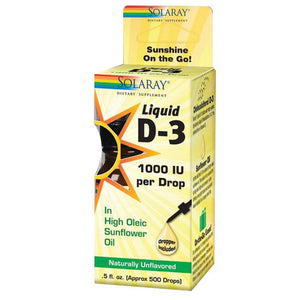 Solaray, Liquid D-3, 0.5 oz