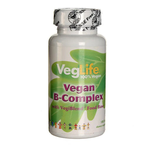VegLife, Vegan B-Complex, 100 Tabs