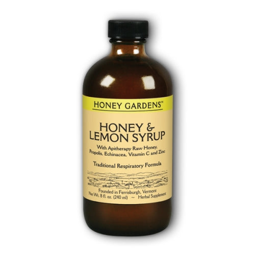 Honey Gardens, Honey & Lemon Syrup, 8 oz