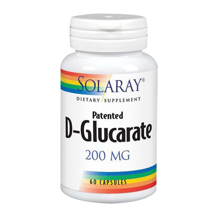 Solaray, Patented D-Glucarate, 200 mg, 60 Caps