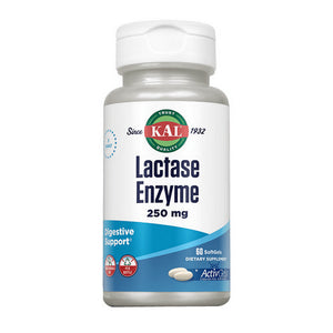 Kal, Lactase Enzyme, 250 mg, 60 Softgels