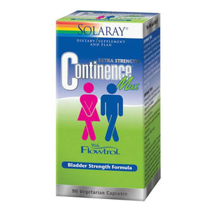 Solaray, Continence Max with Flowtrol, 90 Caps