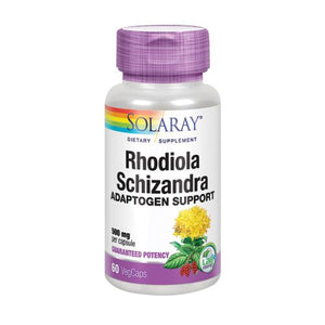Solaray, Rhodiola & Schizandra, 500 mg, 60 Caps