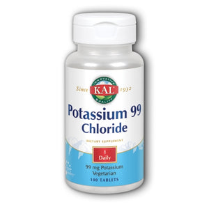 Kal, Potassium 99 Chloride, 100 Tabs