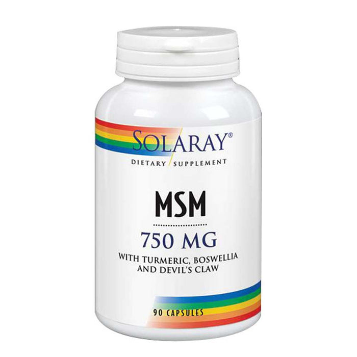 Solaray, MSM, 750 mg, 90 Caps