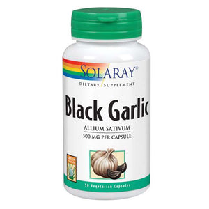Solaray, Fermented Black Garlic, 500 mg, 50 Caps
