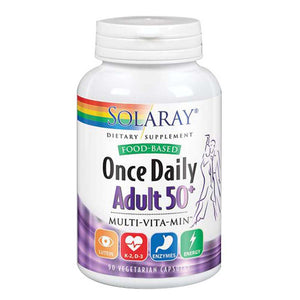 Solaray, Once Daily Adult 50+, 90 Caps