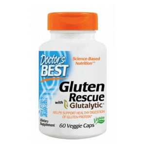 Doctors Best, Gluten Rescue with Glutalytic, 60 Veg Caps