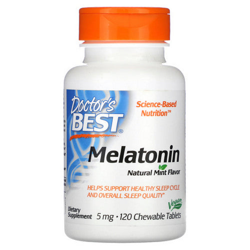 Doctors Best, Melatonin, 5 mg, 120 Chews