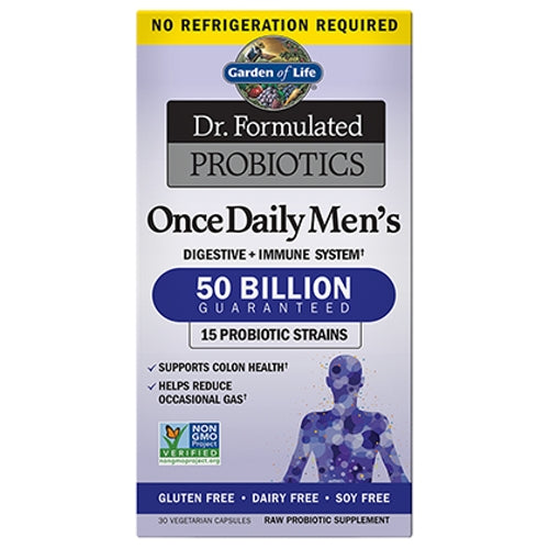 Garden of Life, Dr. Formulated Probiotics Once Daily Men's, 30 Caps