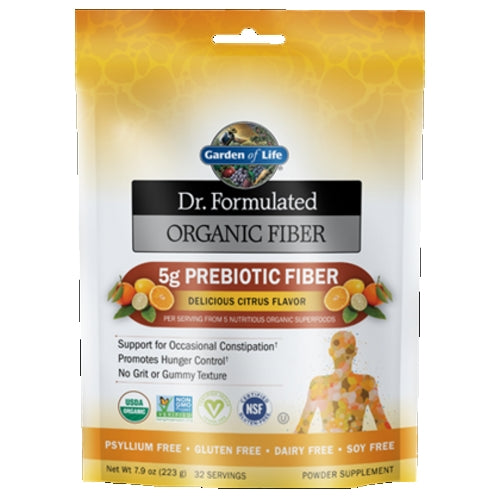 Garden of Life, Dr. Formulated Organic Fiber, Delicious Citrus 7.9oz