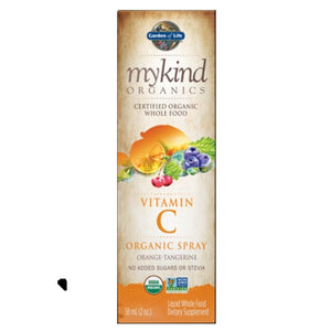 Garden of Life, Vitamin C Organic Spray, Orange-Tangerine 2 fl oz