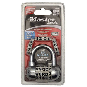 Master Lock, Password Padlock, 1 Pack