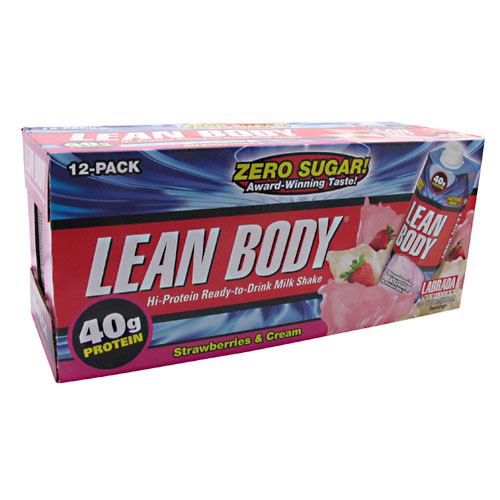 LABRADA NUTRITION, Lean Body, Strawberry 17 oz(Pack of 12)