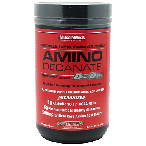 Muscle Meds, Amino Decanate, Watermelon 12.7 oz