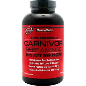 Muscle Meds, Carnivor Beef Aminos, 300 Tabs
