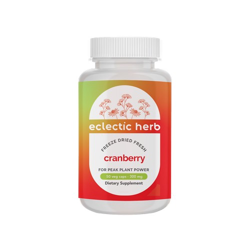 Eclectic Herb, Cranberry, 300 Mg, 50 Caps