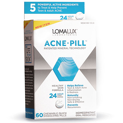 Loma Lux, Acne Pill, Chewable Quick Dissolve 60 Ct