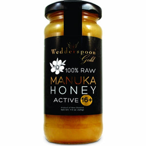 Wedderspoon, Wedderspoon 100% Raw Manuka Honey - KFactor 16, 11.5 OZ