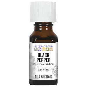 Aura Cacia, Essential Oil, Black Pepper .50 Oz