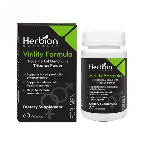Herbion Naturals, Virility Formula, 60 Caps