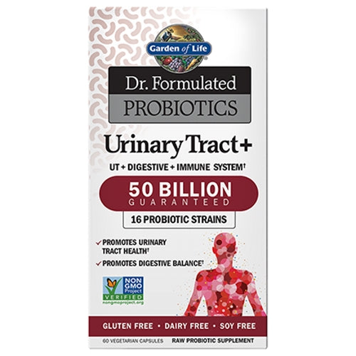 Garden of Life, Dr. Formulated PROBIOTICS Urinary Tract+, 60 Capsules